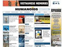 Tablet Screenshot of humanoids.com
